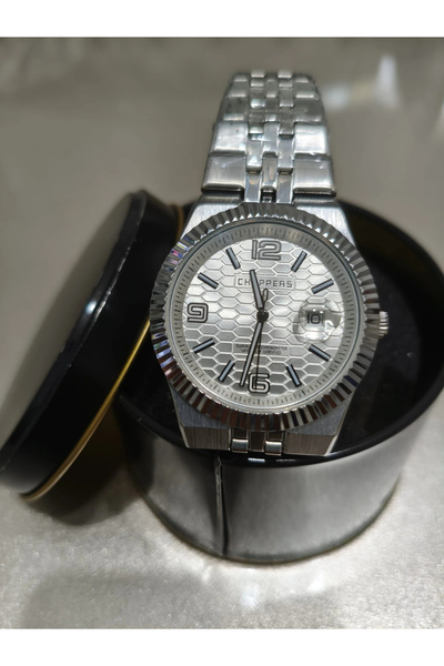 captiva ANALOG Quartz Makina METAL ERKEK KOL SAATİ BEYAZ KADRAN SU GEÇİRMEZ