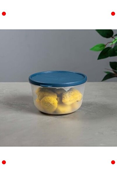 markentegra 1 Liter Transparent Round Storage Container