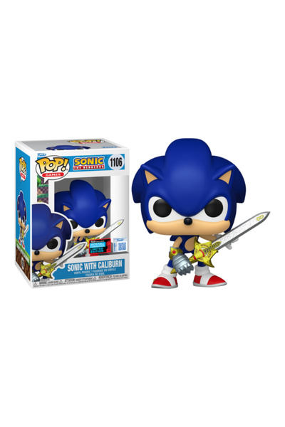 Funko Sonic the Hedgehog - Sonic with Caliburn Pop! Vinyl Figure #1106 (2025 ...