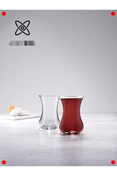 markentegra Thin-Waisted Tea Cup Set, 6 Pieces