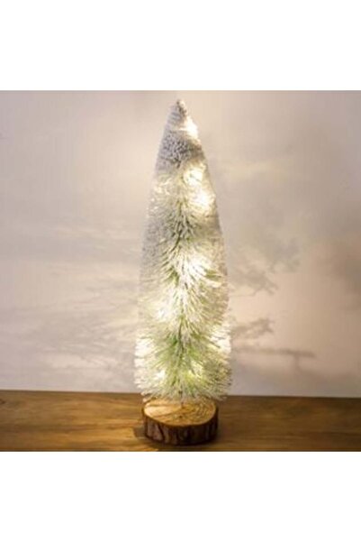 Jumbo Decorative Green Snowy Christmas Tree with LED 42 cm