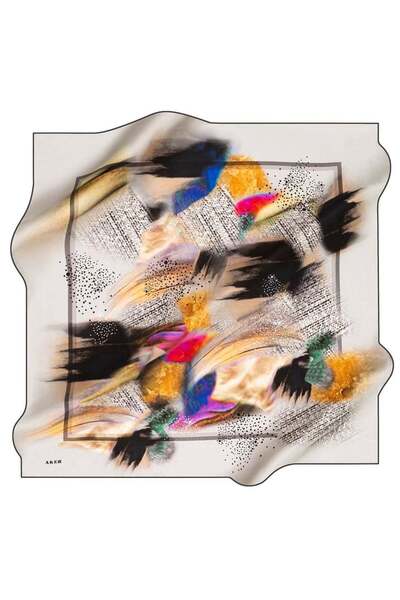 Aker NOSTALJİ TİVİL İPEK EŞARP 8396-971