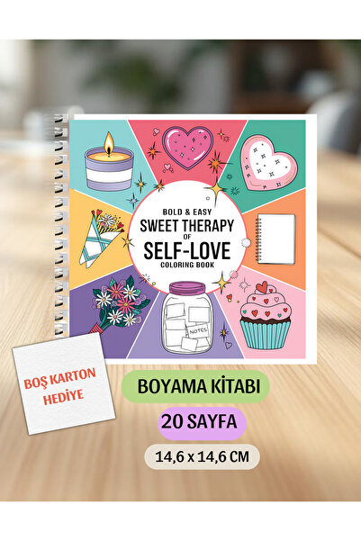 VORACRAFT Boyama Kitabı, Self Love Coloring Book Boyama KU0002