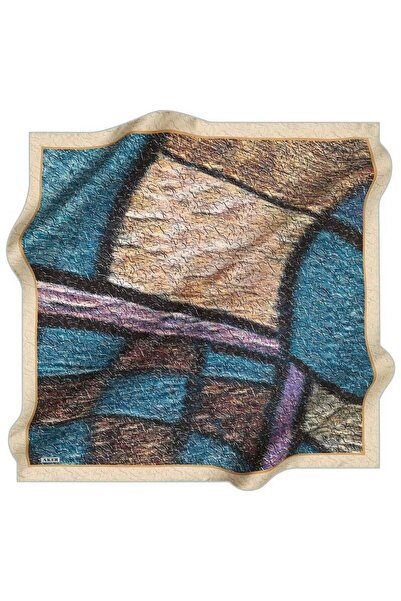 Aker Nostalji̇ Sura Silk Scarf 8501-321