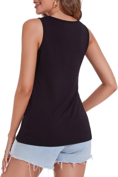 OEM Nursing top, set of 3, elastic, sleeveless, black/dark green/burgundy, size XXL