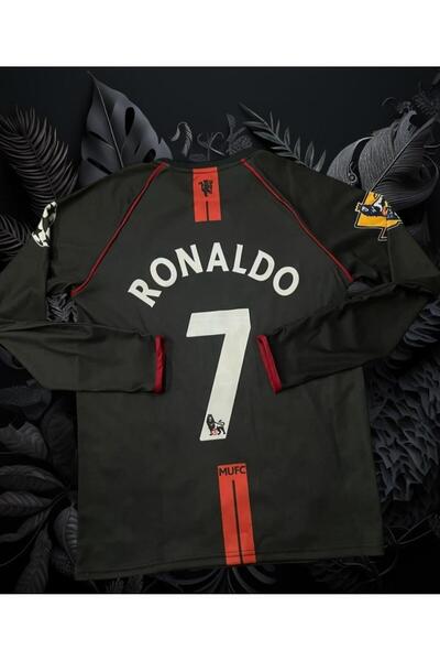 Alaturka Mix Uzun Kollu Siyah Ronaldo Yetişkin Futbol Forma