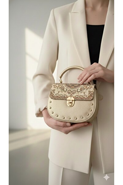 Gamy Crafts Ethnic Patterned Bohemian Women's Shoulder Bag-Turkish Motif Woven Bag-Autentic Woven Kilim Motif Bag