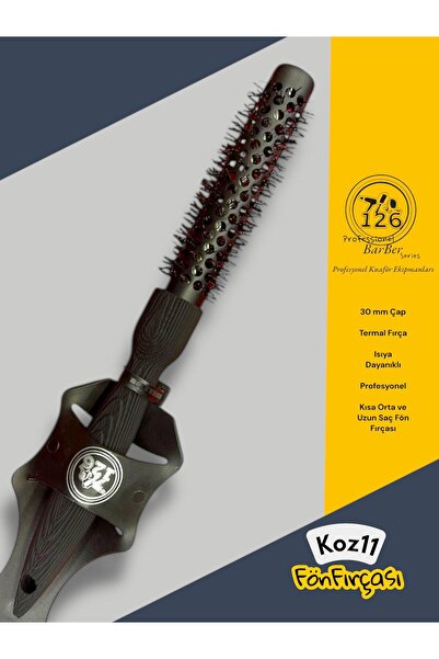 kozmetik126 Koz11 Professional Termalno četka za sušilo za kosu (otporna na t...