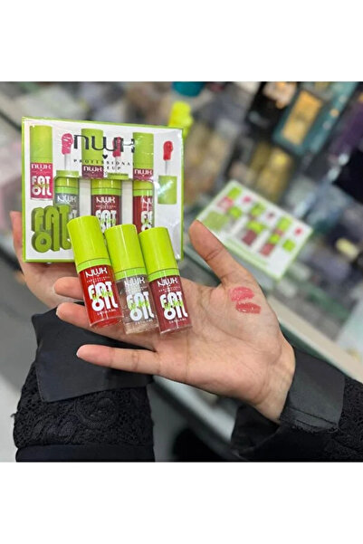 NWK قلوسات موردة 3 حبات – شفاه لامعة ومفعمة بالأنوثة