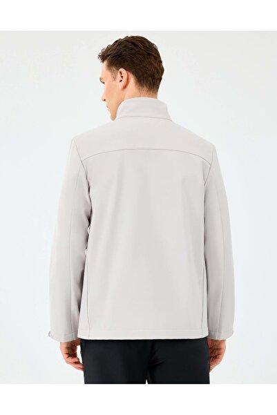 SKECHERS M Softshell Basic Jacket S2520132 Ανδρικό Παλτό ΜΠΕΖ