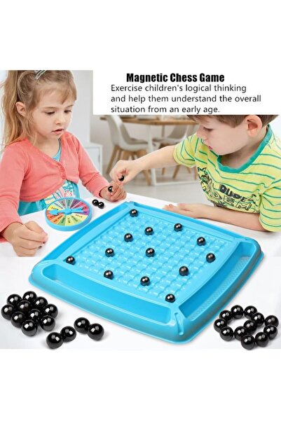 TFIXOL Magnetic Board Game, 20-Piece Magnetic Balls with Punishment Wheel