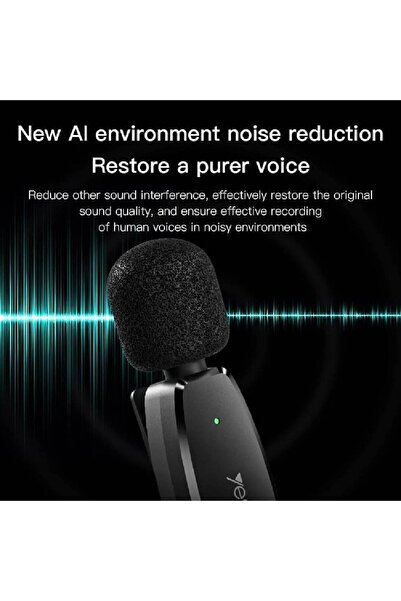 Yesido Dual Wireless Lavalier Microphone for iPhone 16/15, Android & USB-C Laptops