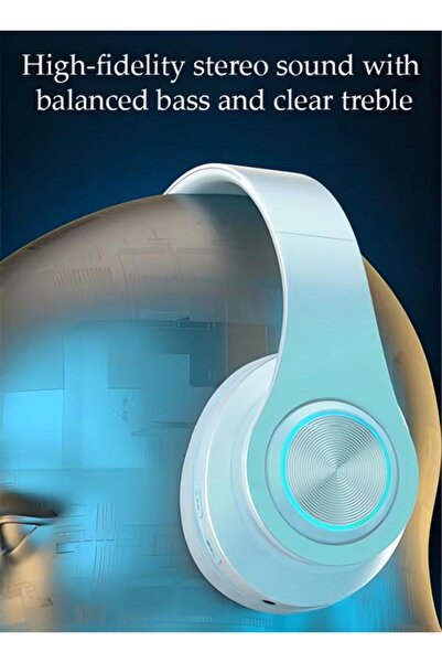 DOMEET Luminous Wireless Headphones Active Noise Cancelling Bluetooth Headphones