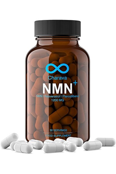 CHARAVA NMN+ 1200mg Nicotinamide Mononucleotide with Resveratrol - NAD Booster, 30 Day Supply