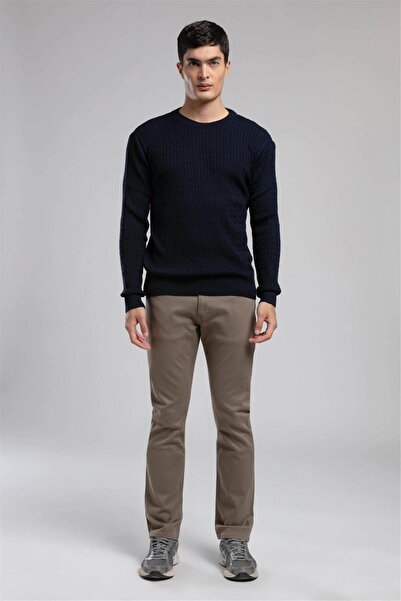 Lee Cooper Smith men's o-neck sweater navy blue