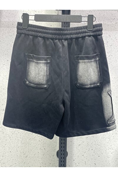 VAIA Luxury washed men's cotton shorts, oversized.