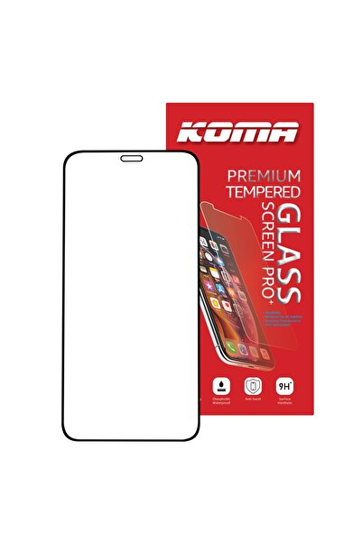 KOMA Full tempered glass cover for iPhone 12 Pro Max, 3D roundness, 9H hardness