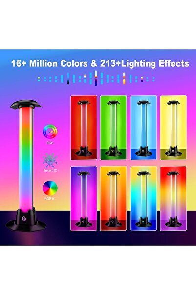 VCOM LED Light Bars, 2PCS Smart RGB Light Bar TV Backlight, 27cm