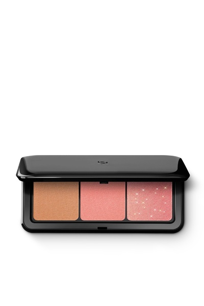 Kiko Allık - Multi Finish Trio Blush & Bronzer Palette - 01 - Coral