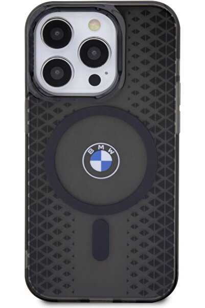 CG Mobile BMW Case for iPhone 15 Pro (6.1") - MagSafe Compatible, Anti-Scratch, Drop Resistant - Bla