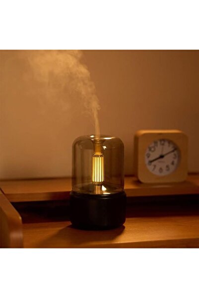 LinJie مرطب هواء معطر جو بالموجات فوق الصوتية، ناشر زيوت عطرية مع رذاذ بارد (...