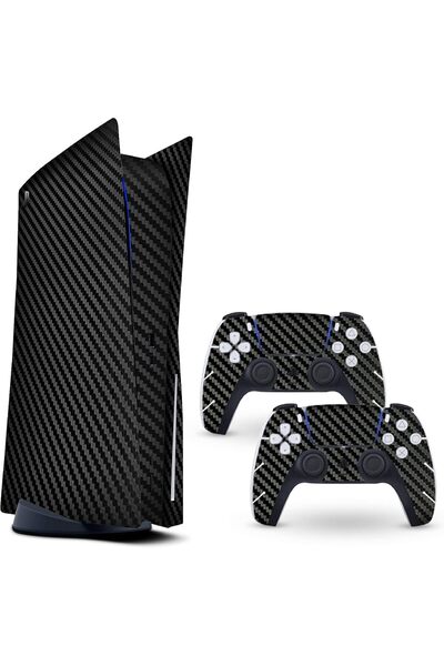 KASTWAVE Skin for PlayStation 5 Disc Version (Carbon Fibre)