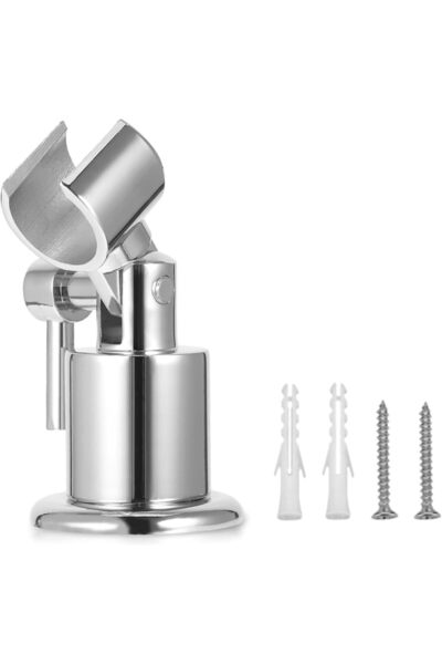 ALMEKAQUZ All Metal 180° Adjustable Handheld Shower Head Holder Wall Mount