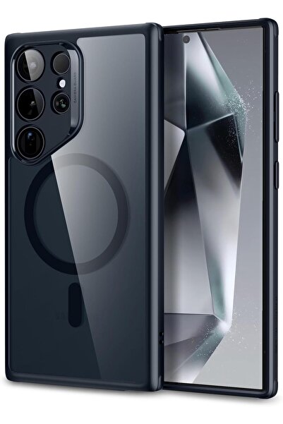 ESR جراب مغناطيسي من EZUK لهاتف Samsung Galaxy S24 Ultra - أسود شفاف، متوافق ...