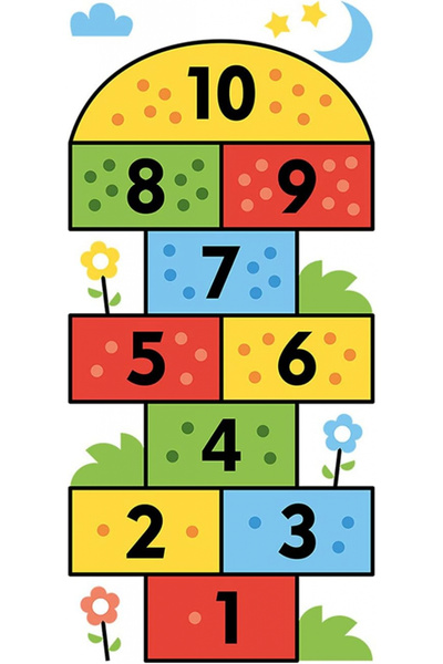 MaffStuff Self-Adhesive Floor Sticker Colorful Slate, 60×30 cm