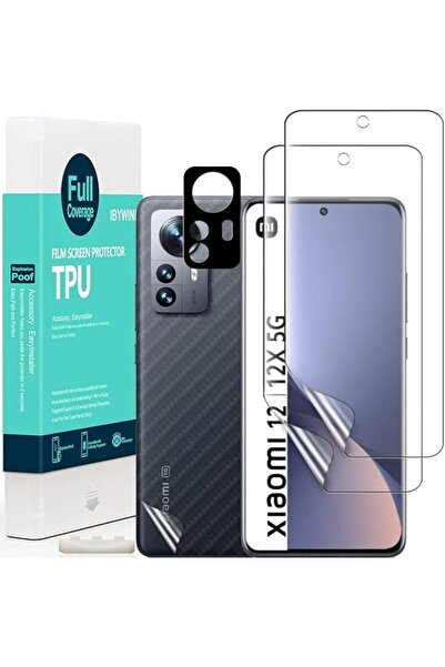 Ibywind واقي شاشة لهاتف شاومي 12T 5G مقاس 6.67 بوصة، عبوة من قطعتين، زجاج مقو...