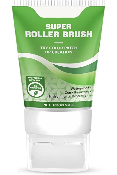 MAKINGTEC طلاء أبيض للترميم باستخدام فرشاة أسطوانية - أساسه مائي، منخفض المرك...