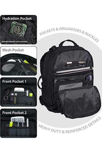 ROCKLAND Military Tactical Laptop Backpack