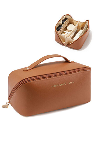 WINEENEE حقيبة مكياج سفر مقاومة للماء وحقائب مستحضرات تجميل كبيرة السعة للنساء