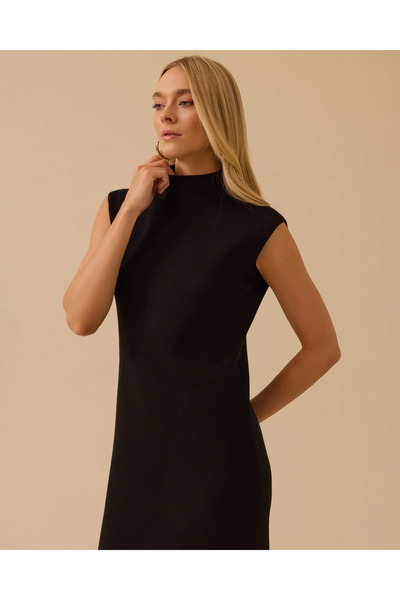 SEÇİL Kolsuz Triko Elbise
