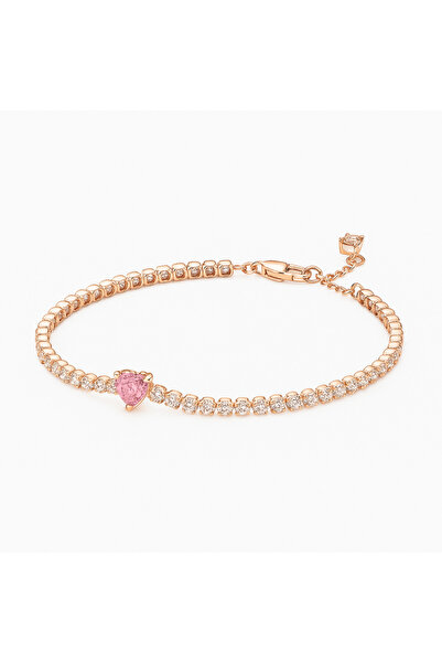 NOVVO Bratara Tennis Pink Heart