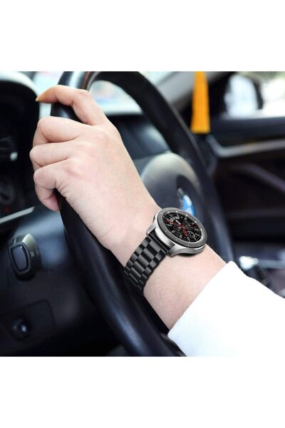 Generic Vintay Replacement Band for Samsung Galaxy Watch 3 45mm - Solid Stainless Steel