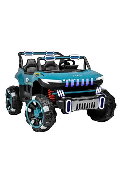 My modern game A four-wheeled sports Jeep with flashing lights, available in red, white, blue, and gray, 12 volts, suitable for ages 2 to 8 years.