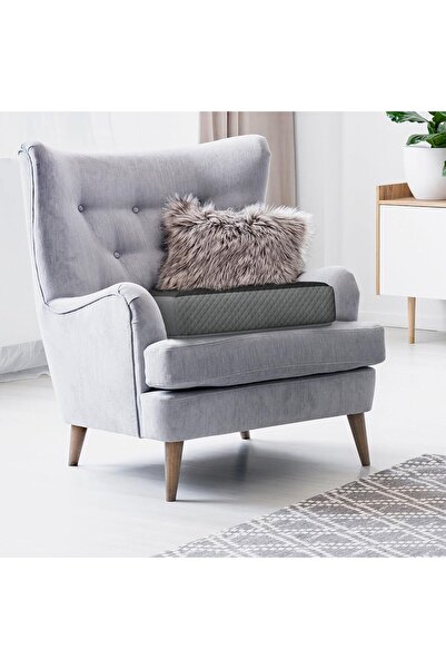 Kölbs Extra Large Recliner Cushion, 2-Tone Velvet, Memory Foam Seat 5 in Thick 20 x 20