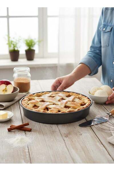 Trust Carbon Steel non-stick Round Pan Grey Medium 26.5x4.5cm