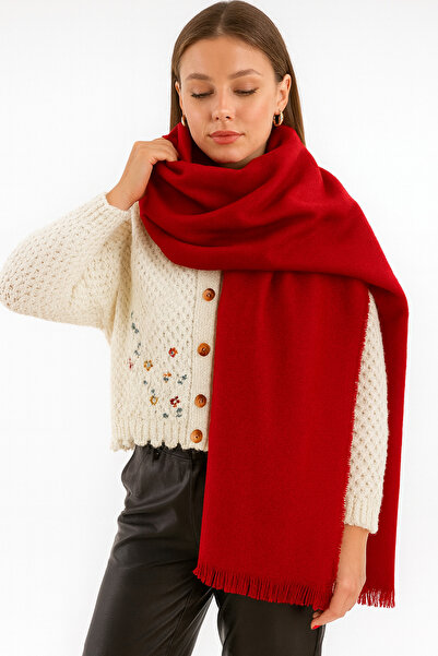 ZERAMİNE Women's Winter Scarf Shawl – Soft Textured Premium Model