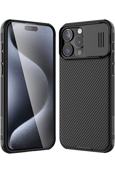 Nillkin Camera Shield Pro Case for Apple iPhone 15 Pro 6.1 (2023), Silicone, ...