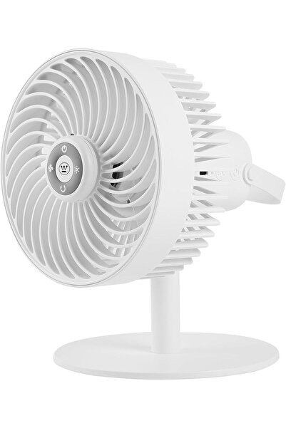 Westinghouse Rechargeable Personal Desk Fan, 4 Speeds, 60° Oscillation, LED, USB (198×156mm)