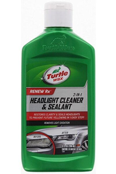 Turtle Wax منظف ومادة مانعة للتسرب للمصابيح الأمامية T-43 (2 في 1) - 9 أونصة،...