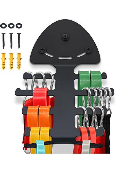 genernic حامل أربطة المقاومة للتمارين الرياضية من كوموهوم - حامل تخزين أربطة ...