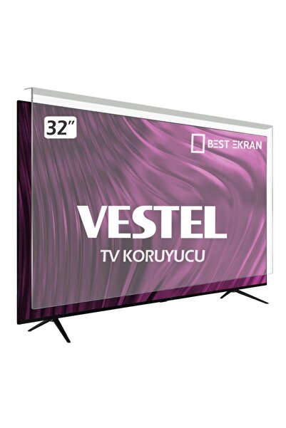 Vestel 32HV9750 32" inç 80cm 82 ekran Kırılmaz Tv Ekran Koruyucu TGsd24fe15