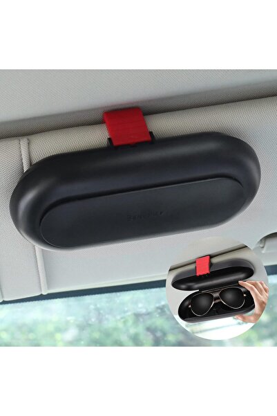 SYOSI حامل نظارات شمسية للسيارة - حافظة نظارات شمسية عالمية - منظم نظارات