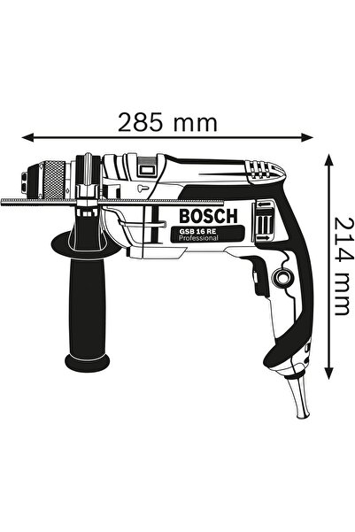 Bosch Professional Impact Drill - Gsb 16 Re (Blue)