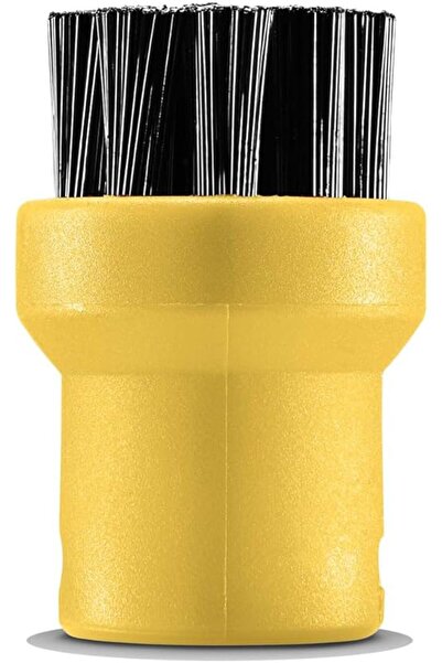 Generic مجموعة فرش النايلون المستديرة لتنظيف البخار Kärcher SC - عبوة من 4 قطع