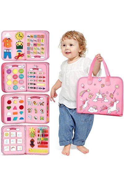 CHANEDE لعبة لوح مونتيسوري المزدحم للأطفال الصغار من عمر سنة إلى أربع سنوات -...