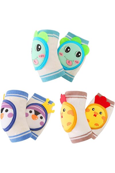 Generic واقيات ركبة أكسيفور للأطفال الزاحفين، واقيات ركبة واقية غير قابلة للا...